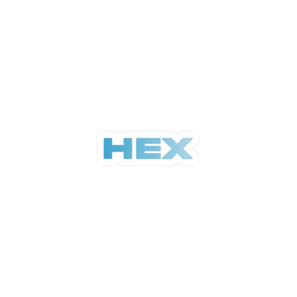 "HEX" Gradient Sticker