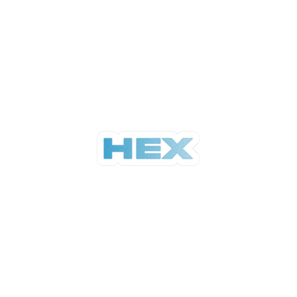 "HEX" Gradient Sticker